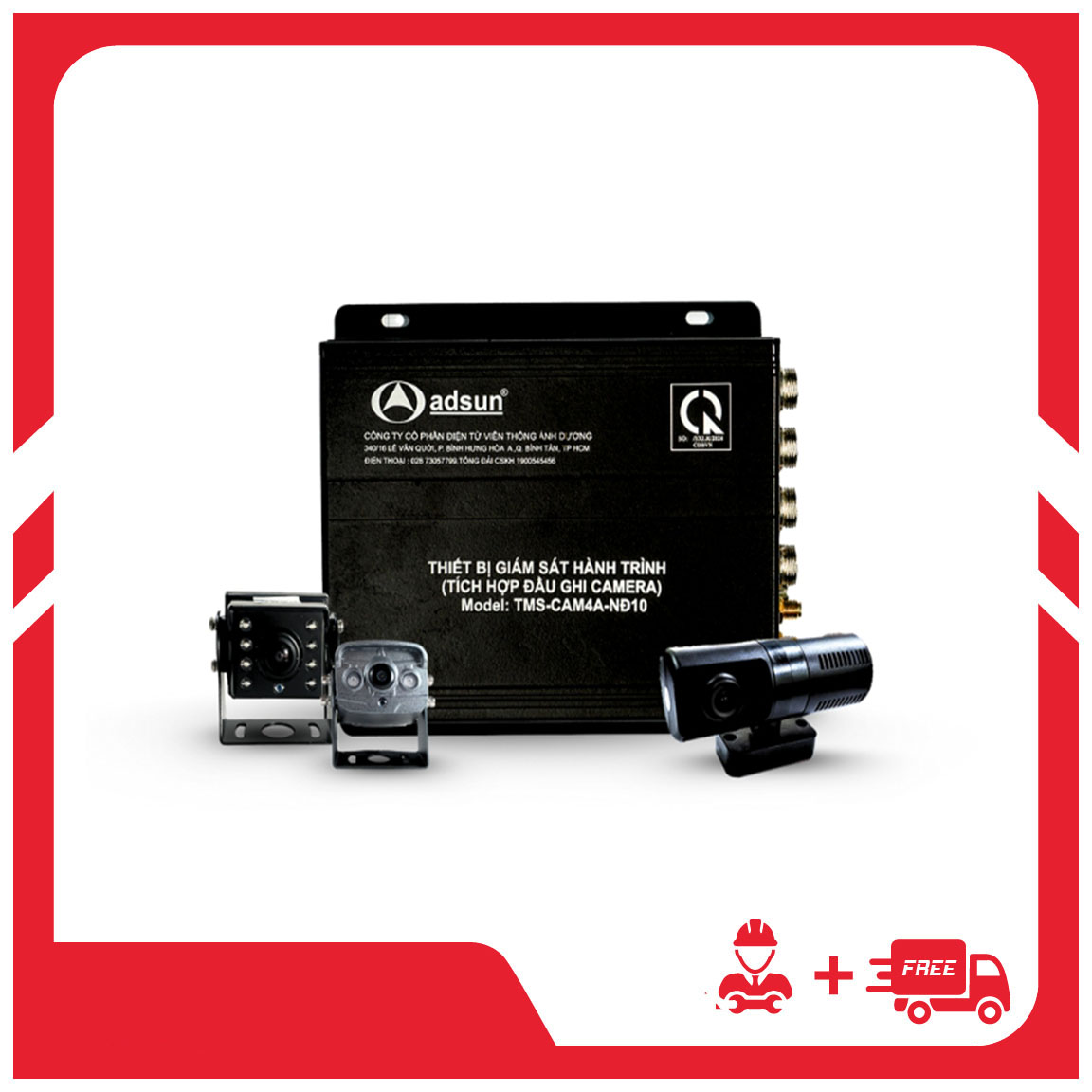 CAMERA HỢP CHUẨN ADSUN TMSCAM4A-1 MẮT ( CHỤP ẢNH)